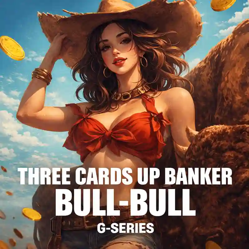 Tatlong Kard sa Itaas ng Tagapondo ng Bull Bull Luxury Casino Game